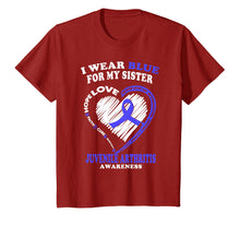 Load image into Gallery viewer, Juvenile Arthritis Shirt - I Wear Blue For My Sister
