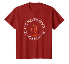 Load image into Gallery viewer, Chili Red Pepper T-shirt for Hot Spicy Meal and Sauce Lovers
