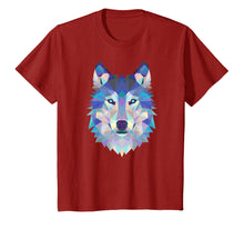 Load image into Gallery viewer, Wolf Geometric Art Howling Moon Animal Graphic T-Shirt
