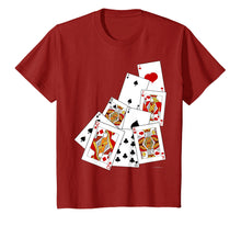 Load image into Gallery viewer, Poker Playing Card T-Shirt Ace King Queen Jack
