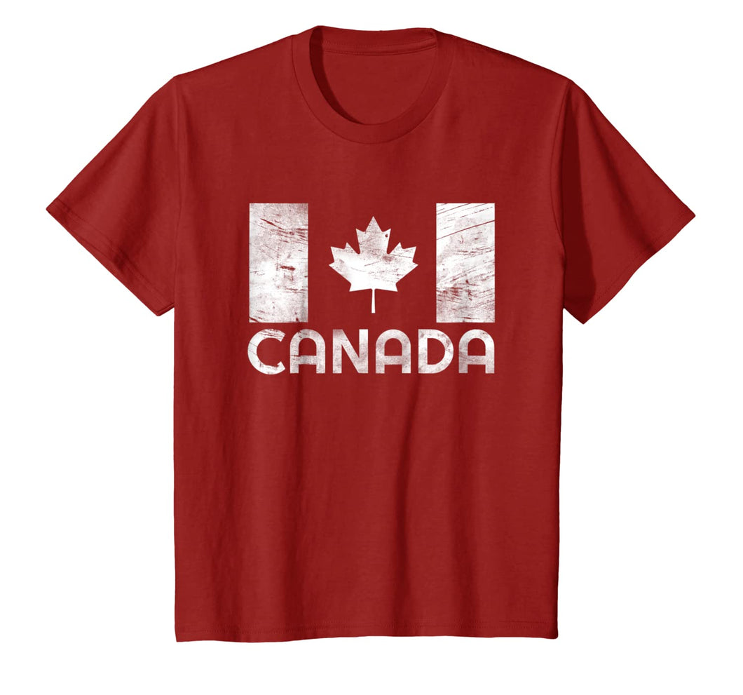 Vintage Canada Flag Shirt Canada Day