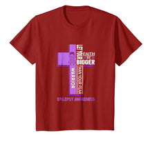 Load image into Gallery viewer, Epilepsy Awareness Cross Warrior Shirt
