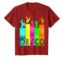 Load image into Gallery viewer, Colorful Disco shirt Roller Disco Vintage Retro 1970s Style
