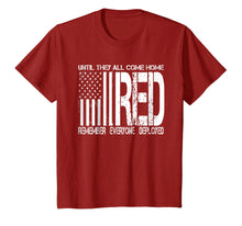 Load image into Gallery viewer, Remember Everyone Deployed Shirt Red Friday T-Shirt
