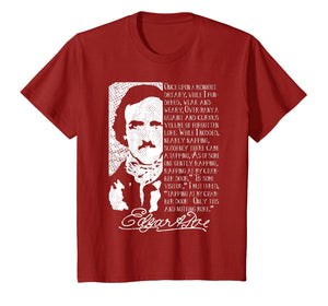 Edgar Allan Poe Raven Shirt Unique Literature Gift