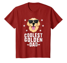 Load image into Gallery viewer, Coolest Golden Dad T-Shirt for Men Retriever New Dog Owner
