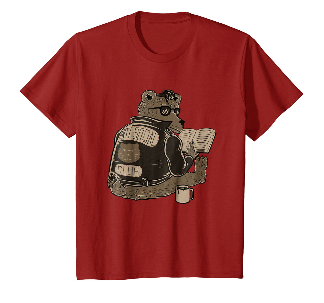 Anti Social Club Introverts Tshirt | Funny Bear Gift