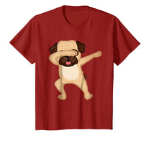 Load image into Gallery viewer, Dabbing Pug Shirt - Funny Cute Pug Dab Tshirt Gift
