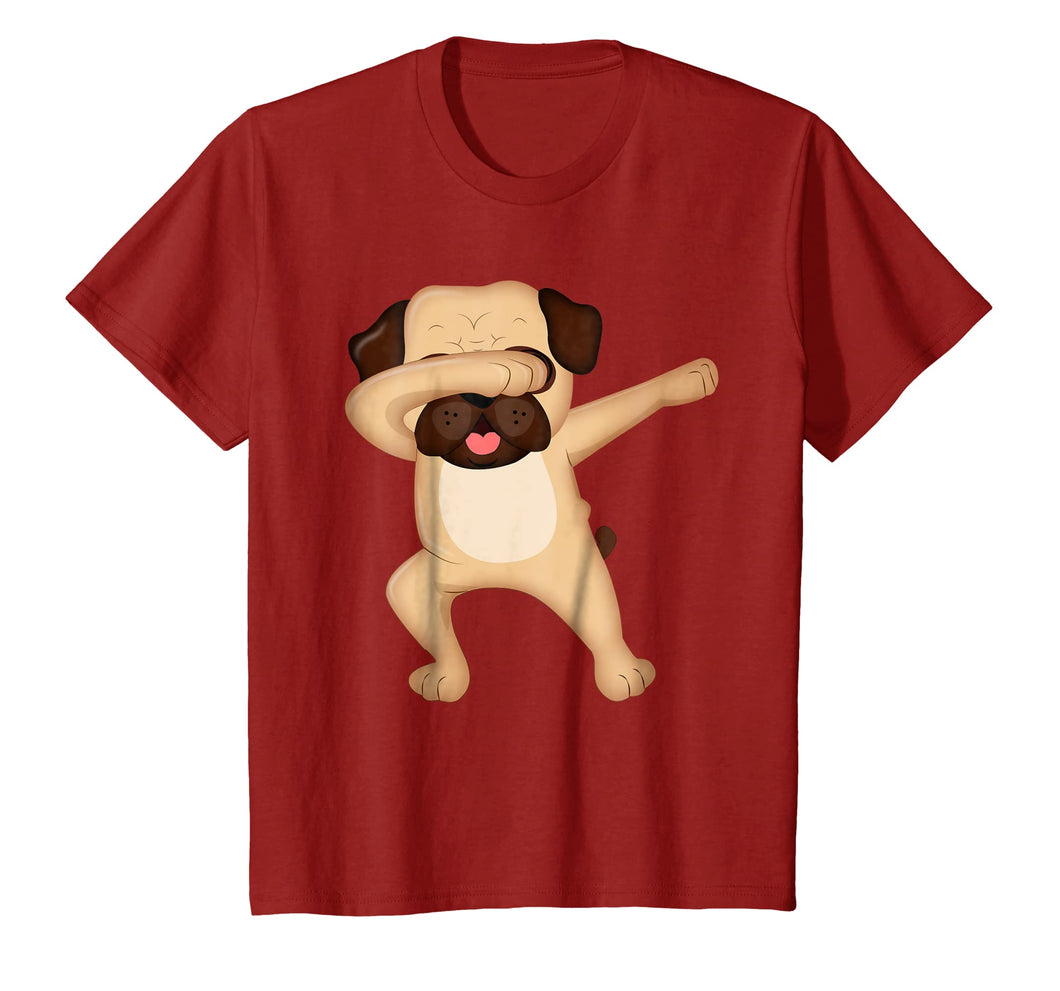 Dabbing Pug Shirt - Funny Cute Pug Dab Tshirt Gift