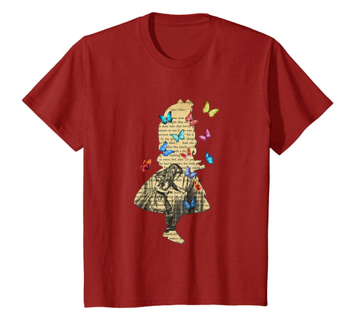 Alice In Wonderland Vintage Book T Shirt Design