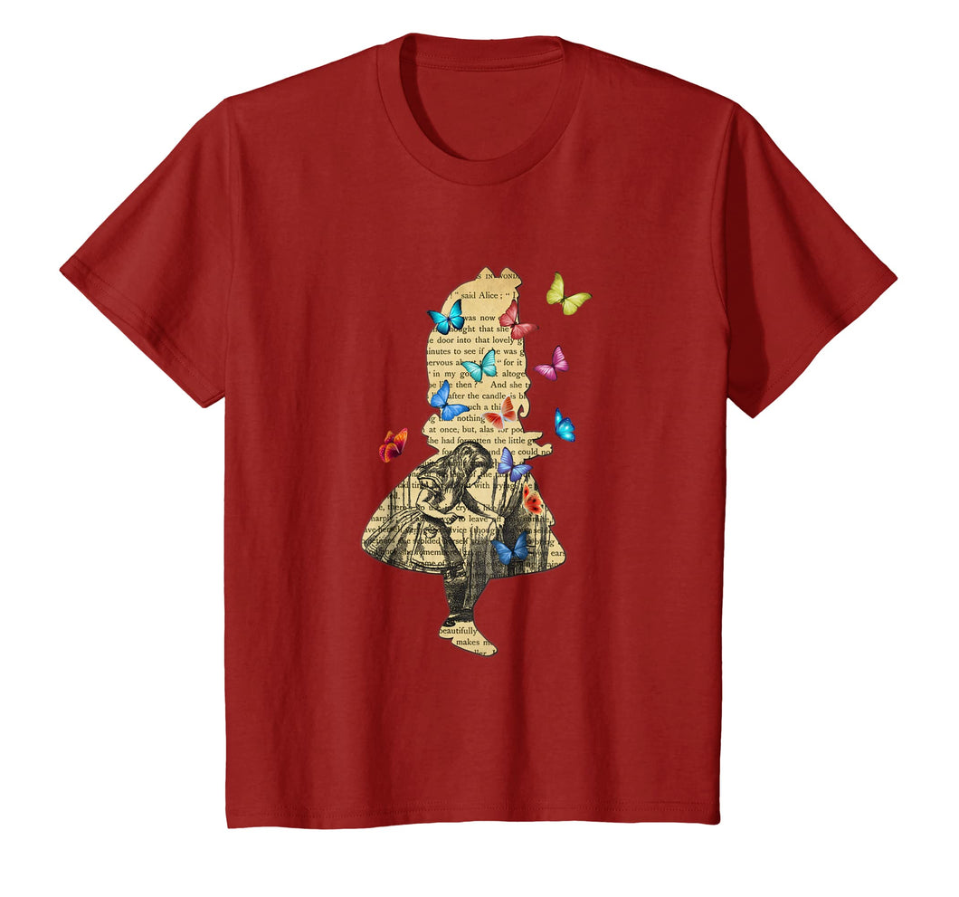 Alice In Wonderland Vintage Book T Shirt Design