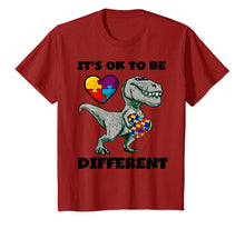 Load image into Gallery viewer, Autism Awareness Shirts Dinosaur Puzzle T Shirt
