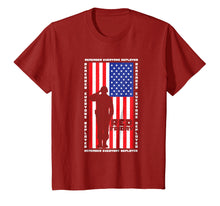 Load image into Gallery viewer, Remember Everyone Troops Deployed RED Friday USA Flag Shirt
