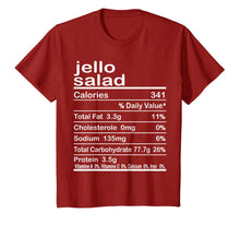 Load image into Gallery viewer, Jello Salad Nutrition Facts Funny Thanksgiving Christmas T-Shirt
