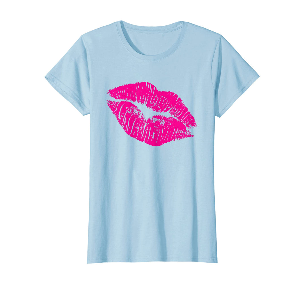 80s Hot Pink Lips T Shirt