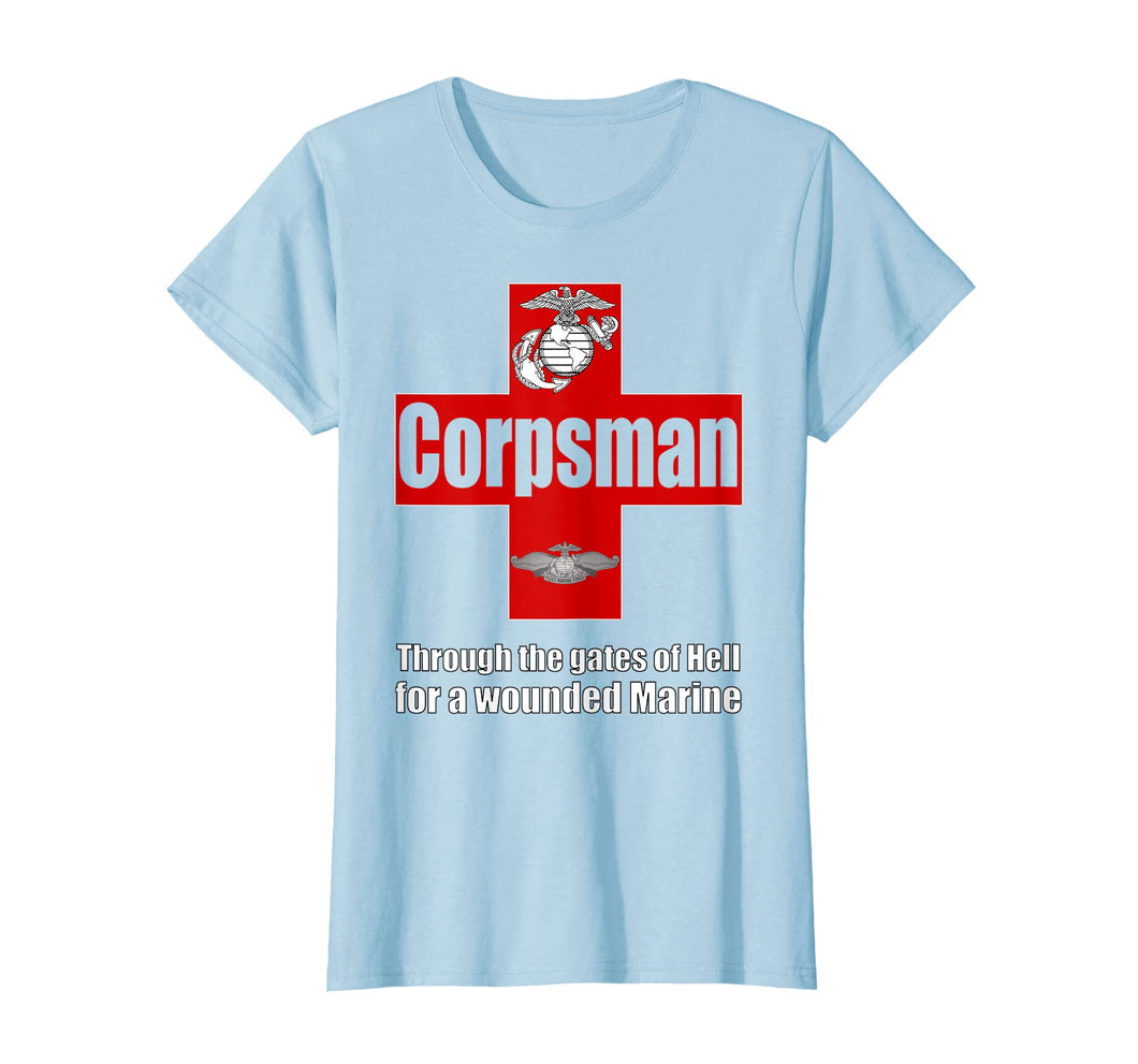 FMF 8404 Navy Corpsman T Shirt Eagle Globe Anchor