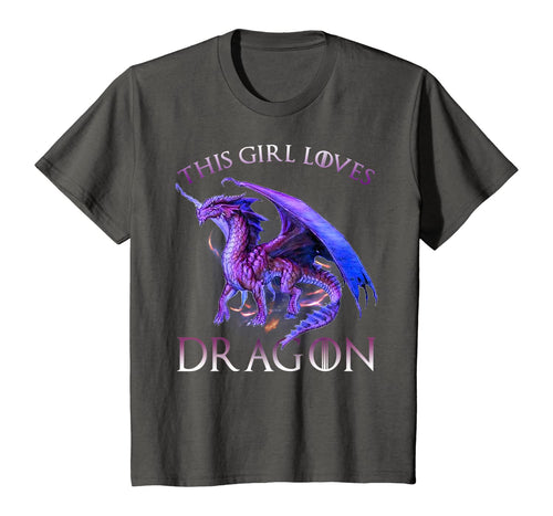 This Girl Loves Dragons - Dragon Clothing Cute Funny T-shirt T-Shirt