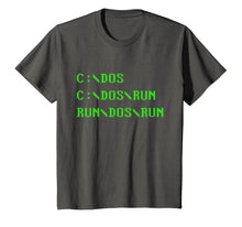 Load image into Gallery viewer, C:\DOS C:\DOS\RUN RUN\DOS\RUN Funny Computer Joke T-Shirt
