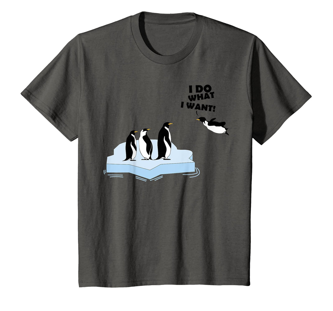 I Do What I Want Shirt | Cool Penguins Fan Tee Funny Gift