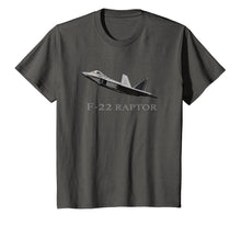 Load image into Gallery viewer, F-22 Raptor Jet Fighter Plane T shirt
