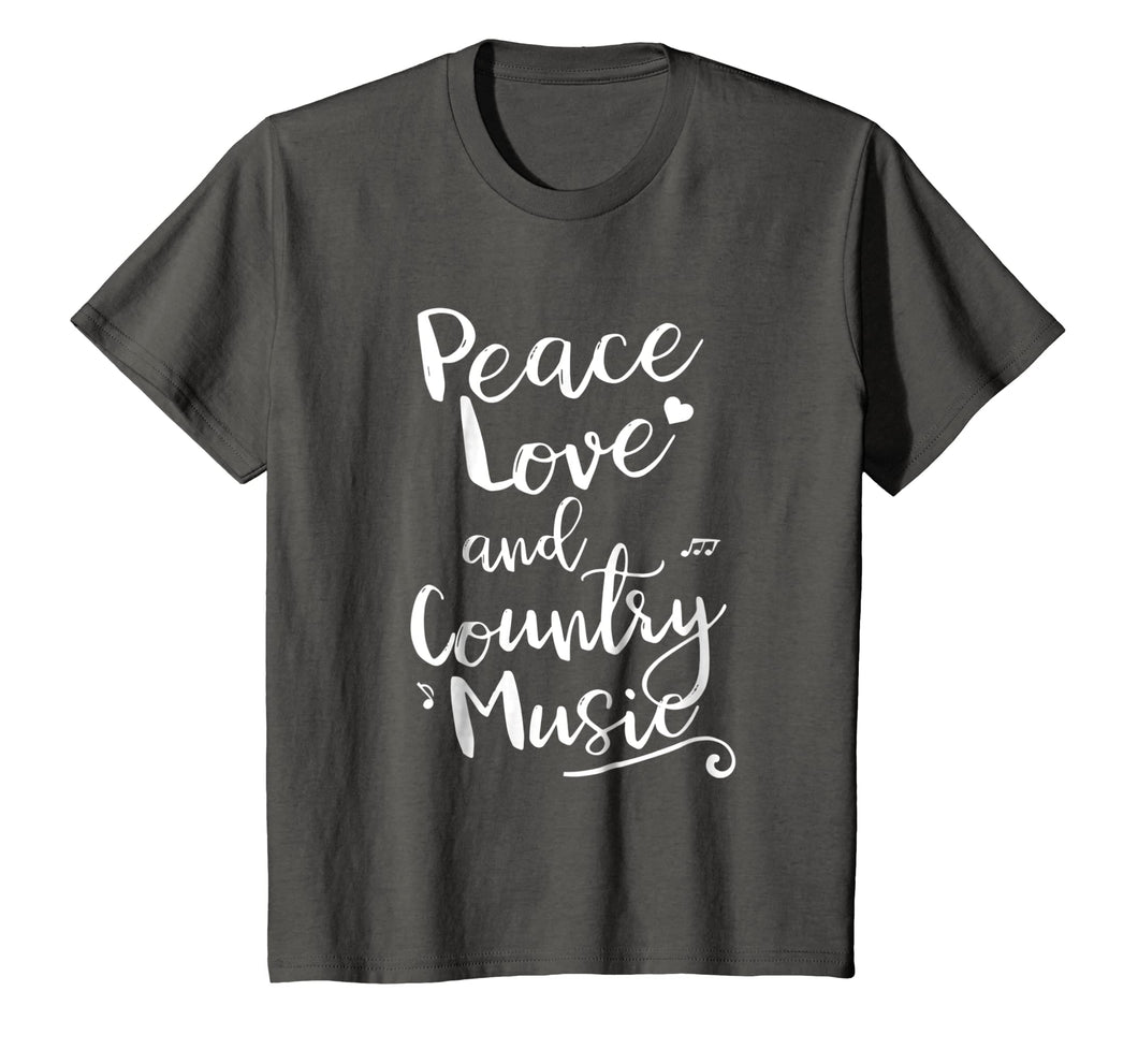 Peace Love Country Music Shirt Mens Womens Kids