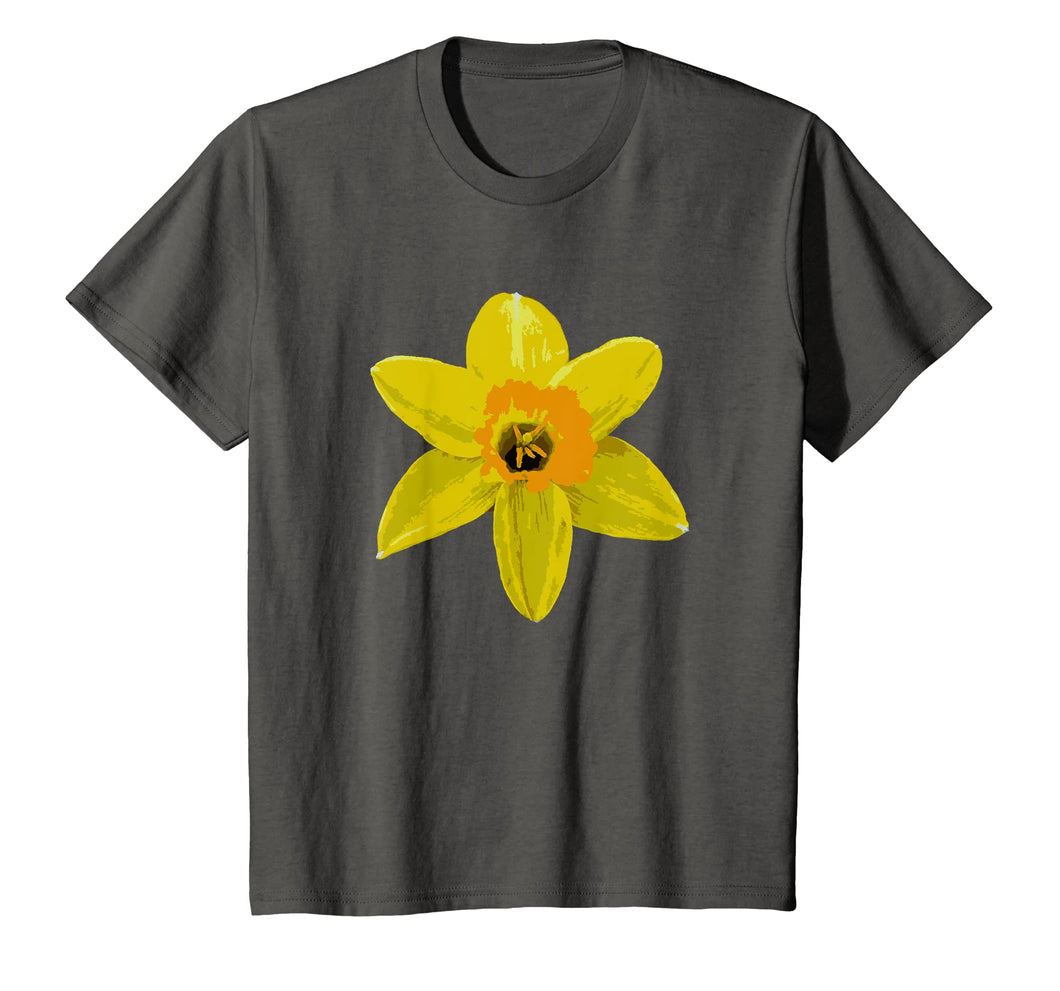Daffodil / Spring Flower / Poster Print Style Design T-shirt