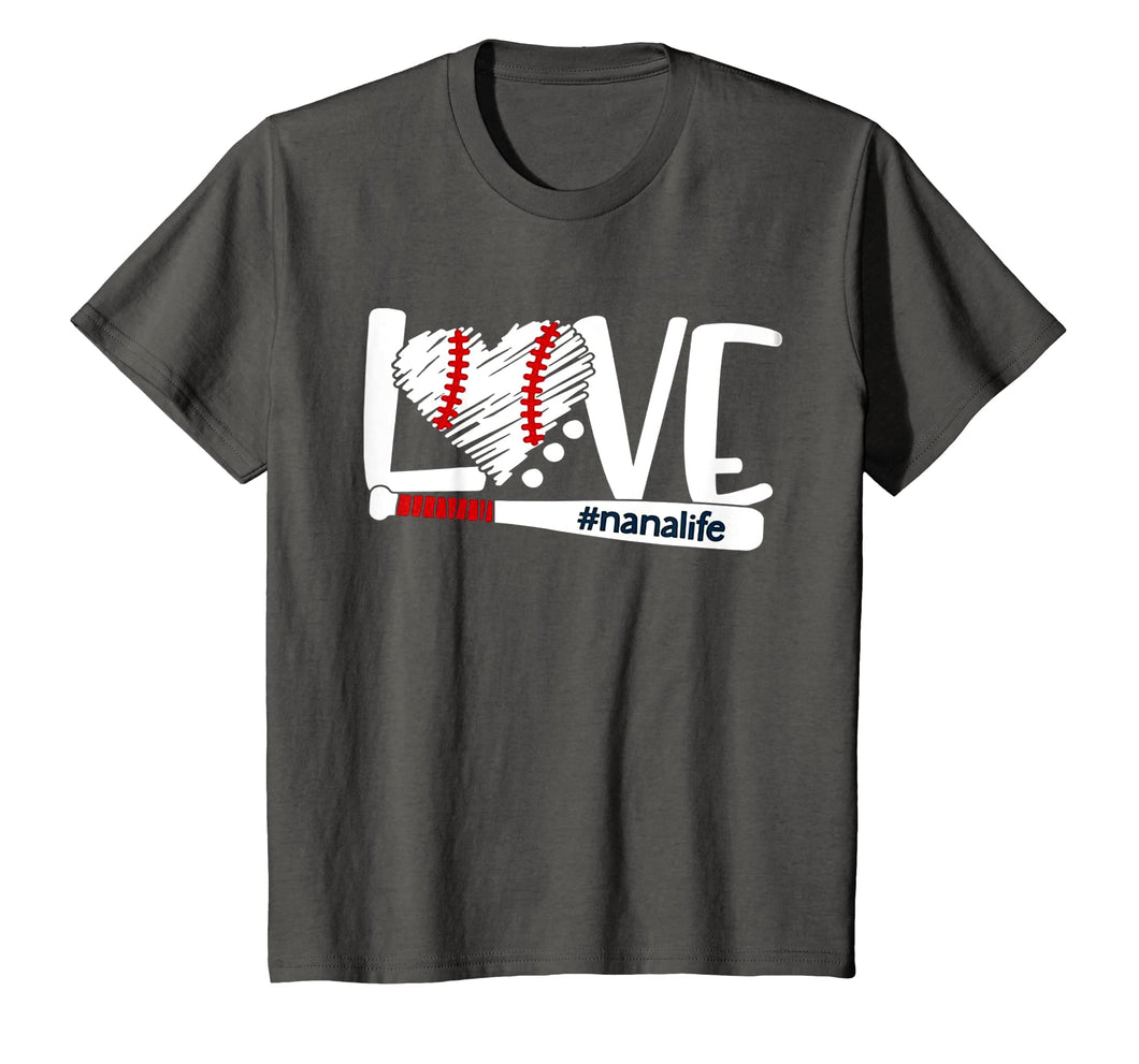 Love nanalife t-shirt baseball mom, baseball heart