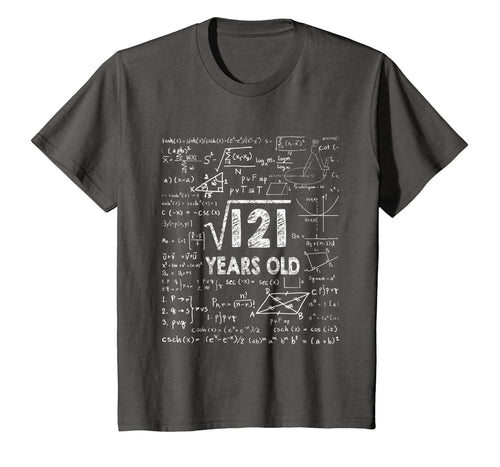 Square Root of 121: 11th Birthday 11 Years Old T-Shirt
