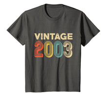 Load image into Gallery viewer, Retro Vintage 2003 Shirt 16th Birthday Gift Ideas Girls Boys
