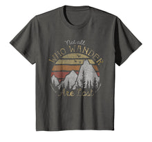 Load image into Gallery viewer, Not All Who Wander Are Lost Gradient Mountain Gold T-Shirt
