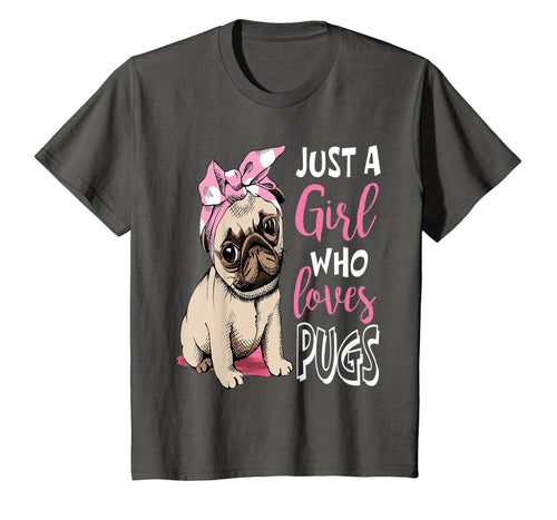 Just a Girl Who Loves Pugs: Cute Pug Dog Lover Tshirt