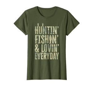 Hunting Fishing Loving Every Day Shirt, Fathers Day Camo