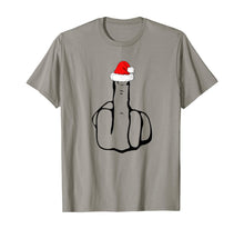 Load image into Gallery viewer, Middle Finger Jolly As Fuck Adult Joke Offensive Christmas T-Shirt
