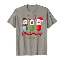 Load image into Gallery viewer, Pills Snowman Reindeer Santa Claus Pharmacy Crew Christmas T-Shirt
