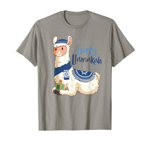 Load image into Gallery viewer, Funny Hanukkah Llama Pun Happy Llamakah Gifts T-Shirt
