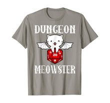 Load image into Gallery viewer, Dungeon Meowster Funny-DnD Gamer-Cat-D20 Gift T-Shirt
