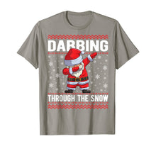 Load image into Gallery viewer, Dabbing through the Snow Boys Shirt Christmas Dabbing Santa T-Shirt
