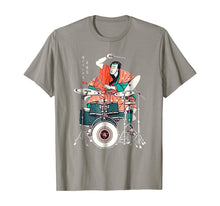 Load image into Gallery viewer, DRUMMER-SAMURAI T-Shirt GIFT Japanese Vintages T-Shirt
