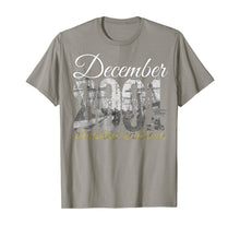 Load image into Gallery viewer, December 2001 Tee 18 Year Old Shirt 2001 18th Birthday Gift T-Shirt
