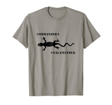 Load image into Gallery viewer, Commander Salamander - Washington T Shirt Funny Gecko
