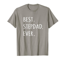 Load image into Gallery viewer, Best Stepdad Ever tshirt capital letter step dad t shirt
