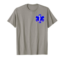 Load image into Gallery viewer, EMT EMS PARAMEDIC Star of Life CADUCEUS EKG T-Shirt
