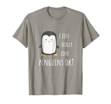 Load image into Gallery viewer, Penguin T-Shirt - I just really love penguins ok?
