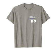 Load image into Gallery viewer, K-9 Police Officer USA Flag T-Shirt LEO Cops Law Enforcement

