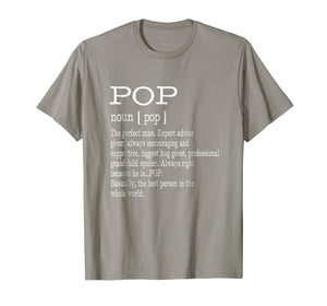 Pop Definition Grandpa Father's Day Gifts - Men T-Shirt