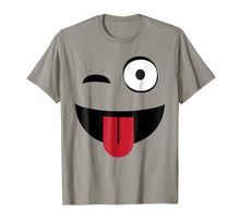 Load image into Gallery viewer, Emoji TShirt One Eye Open Wink Tongue Out
