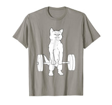 Load image into Gallery viewer, Cat Deadlift Powerlifting T-Shirt
