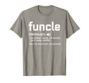 Mens Funcle Definition T-shirt Proud Gift For Uncle