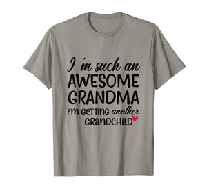 Grandma T-shirt Gender Reveal New Grandma Again Tees