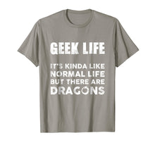 Load image into Gallery viewer, Funny Geek Life Dungeon Dragons Dice Gaming T-Shirt
